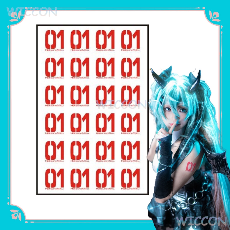 Anime Merchandise Europe - Wona/pegatina de tatuaje para brazo, impermeable,