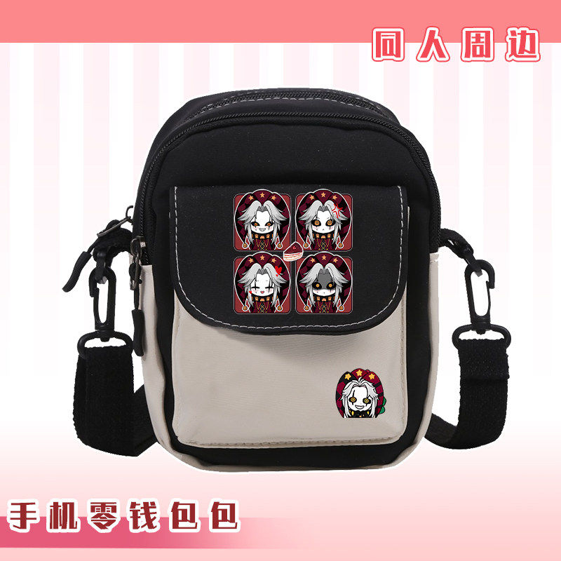 Anime Merch Shopping - Bolso bandolera pequeño de lona Pierrot