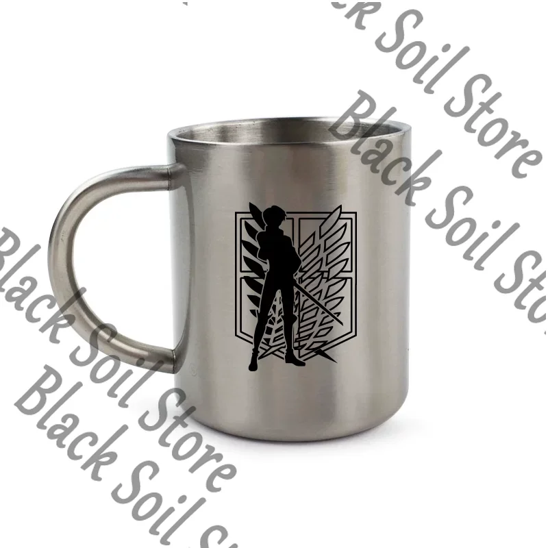 Anime Merchandise Mugs - Taza Metálica de Acero Inoxidable de