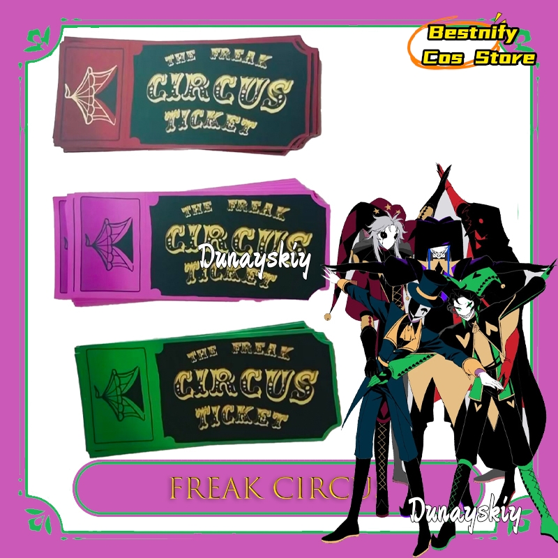 Anime Merchandise Europe - Tarjeta de boleto de circo BFreak,