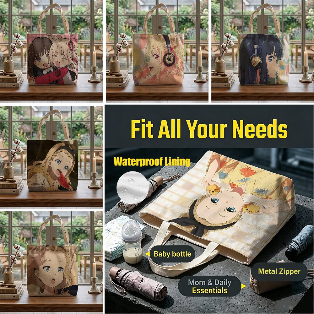 Anime Merch Shopping - Bolsas de almacenamiento Chisato Anime Lyco