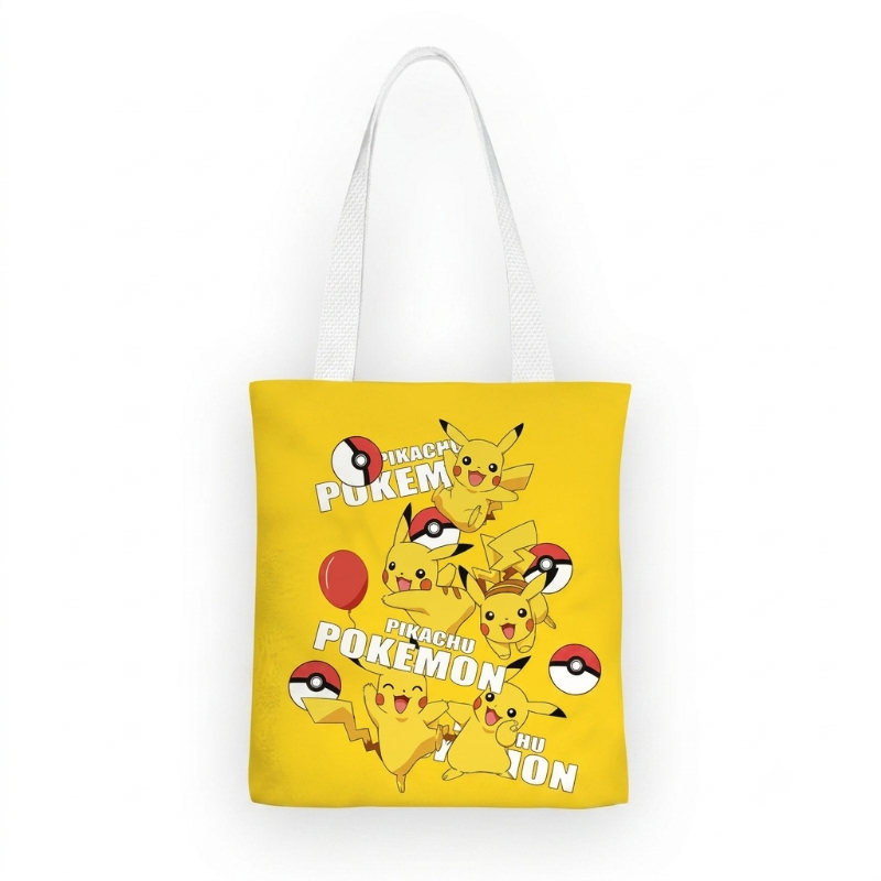 Anime Merch Shopping - Bolsa de Lona de Pikachu, Linda