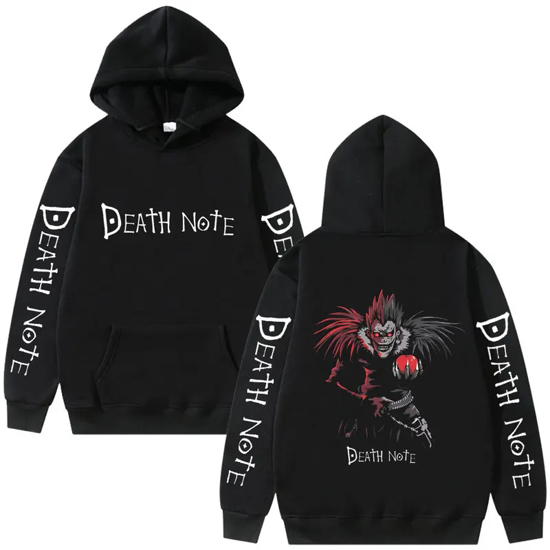 Anime Merch Shopping - Y2K Anime Death Note Ryuk Sudadera