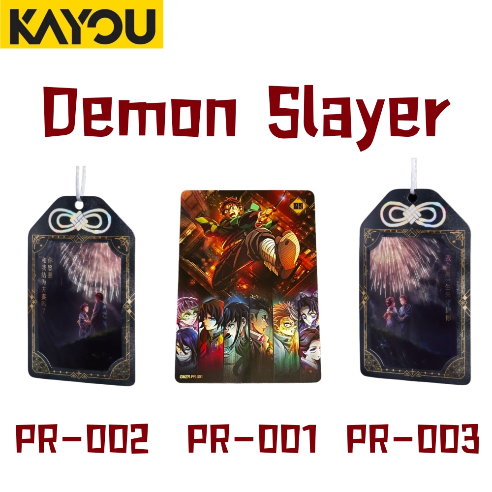 Anime Merchandise Europe - Tarjetas Promocionales Kayou Demon Slayer PR001-003,