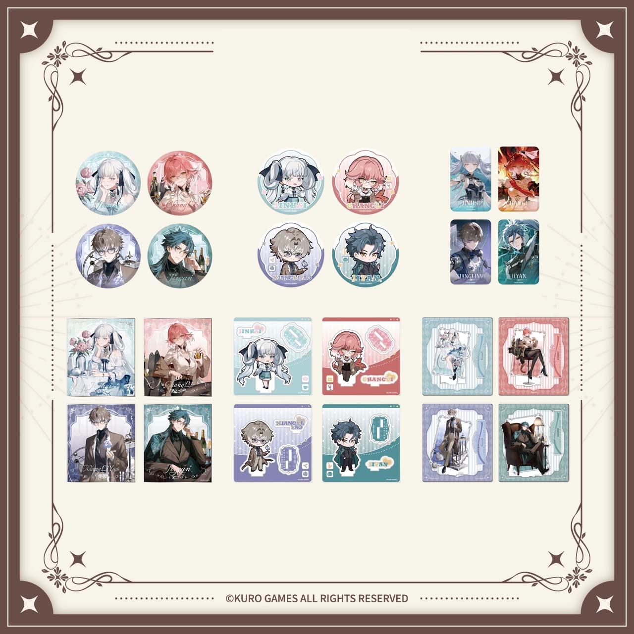Anime Merch - Sunsyea Wuthering Waves Mercancía oficial Original