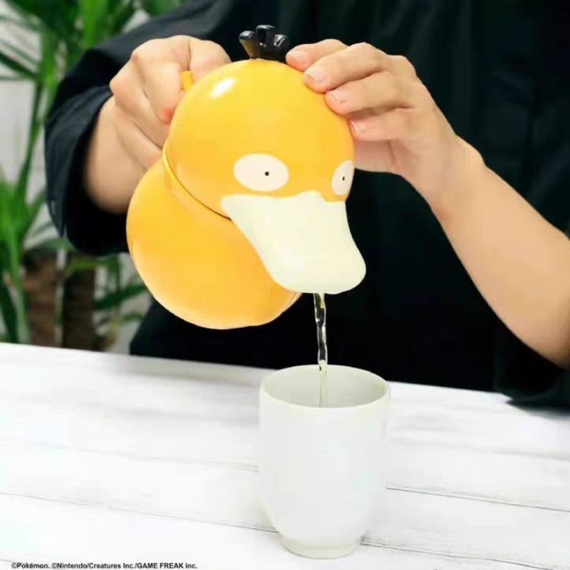 Anime Merchandise Mugs - Taza de Cerámica de Pokemon Psyduck,