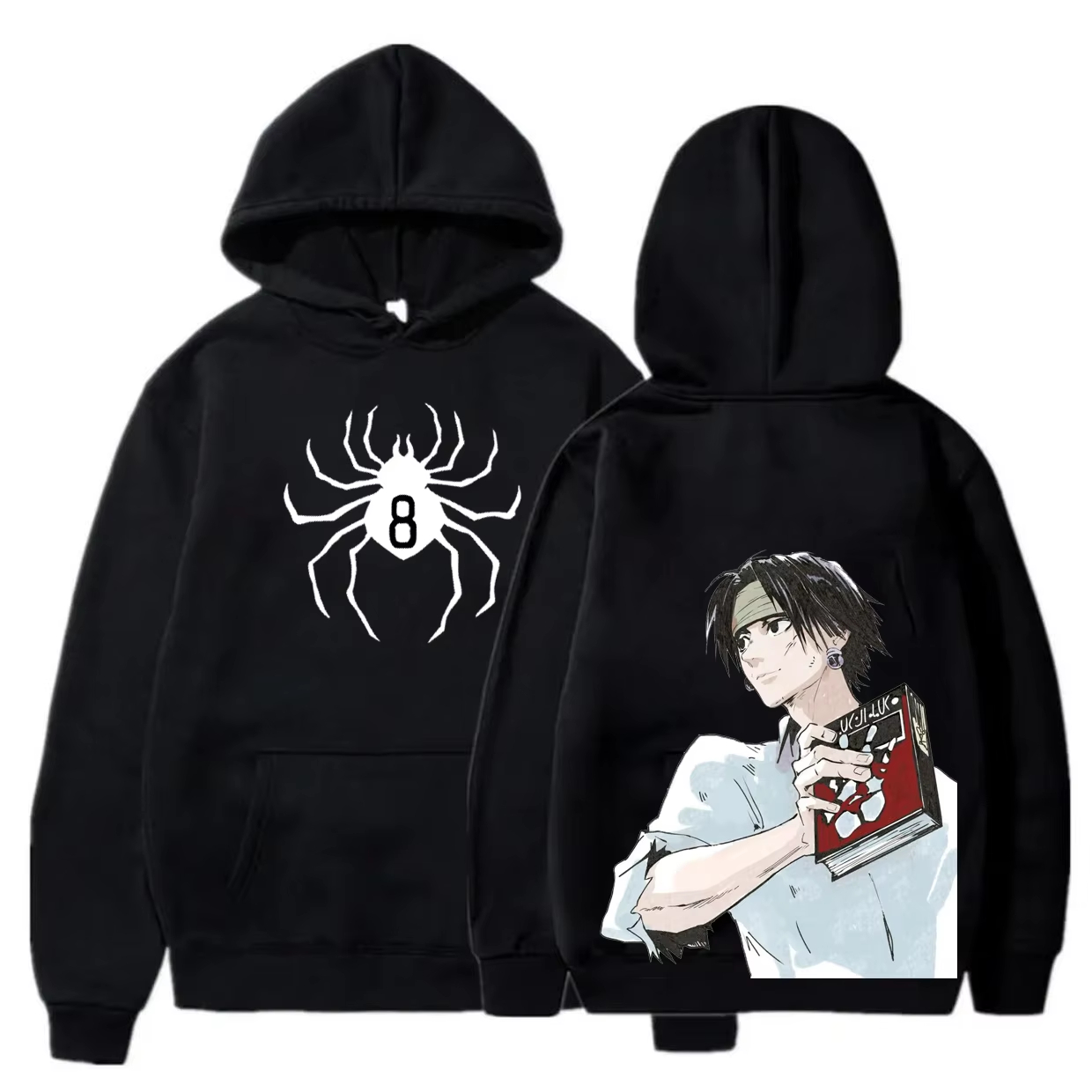 Anime Merch Shopping - Sudadera con Capucha Gráfica Hunter X