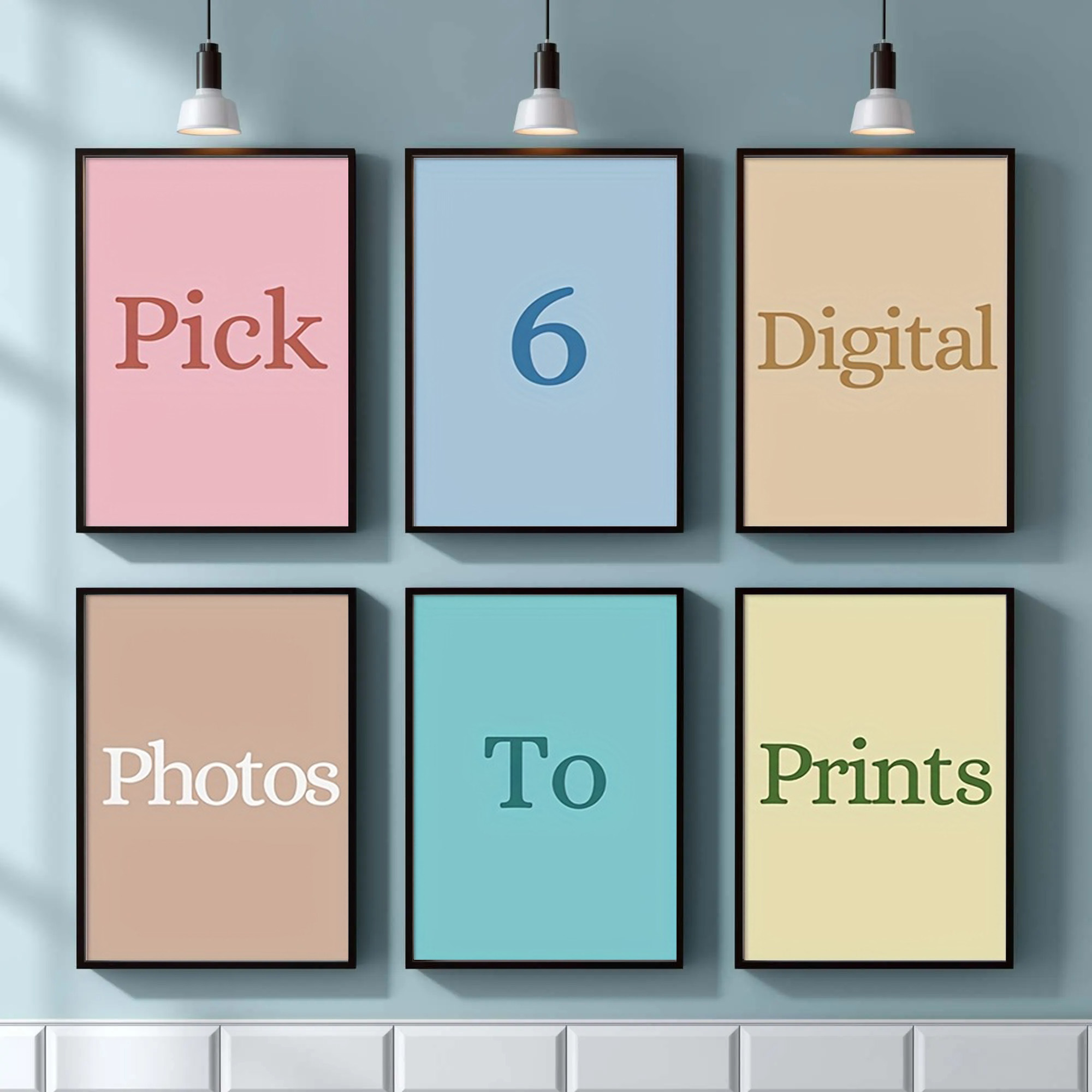 4/5/6 piezas de impresión pers - Art Print Framed reseña y precio