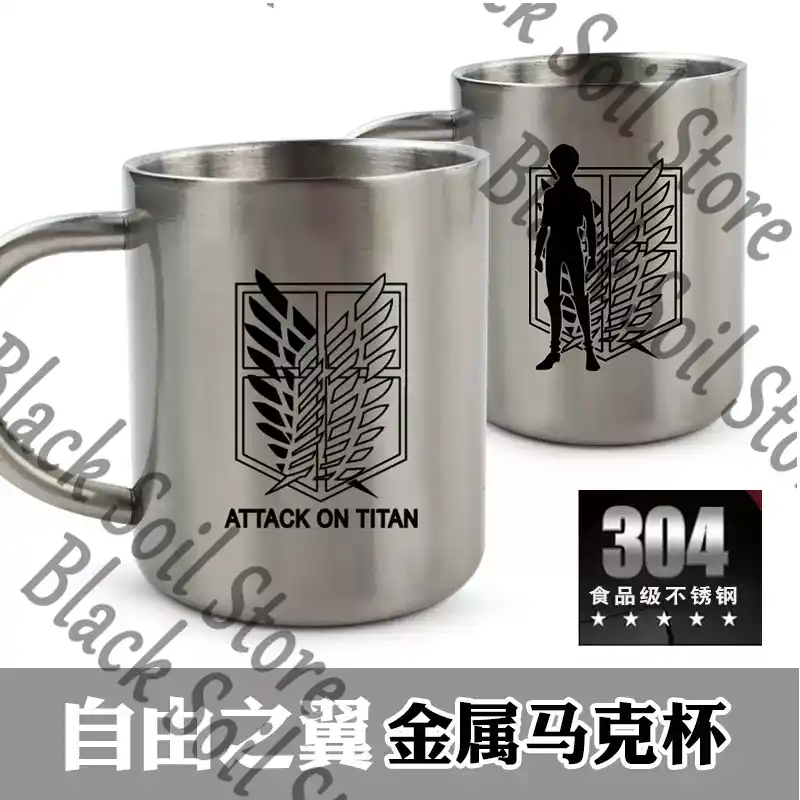 Taza Metálica de Acero Inoxida - Anime Merchandise Mugs reseña y precio