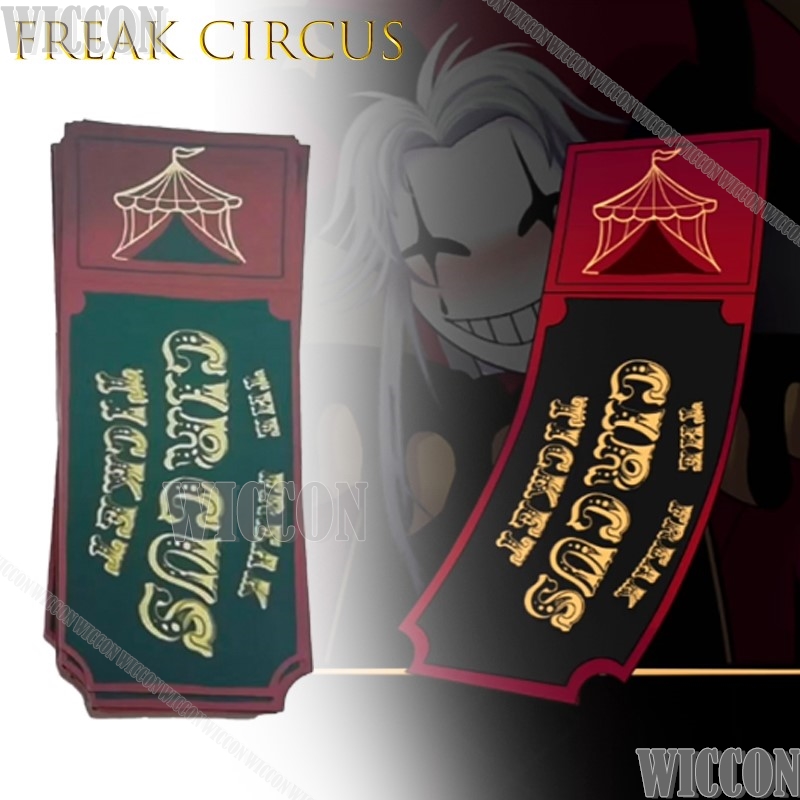 Freak Circus Ticket Card Rojo  - Anime Merchandise Europe reseña y precio