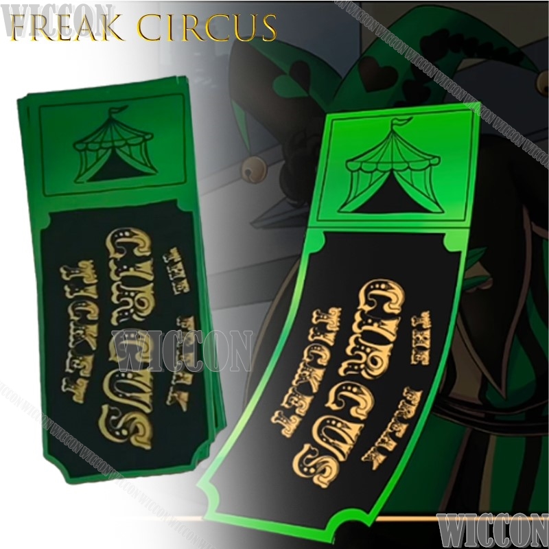 Freak Circus Ticket Card Rojo  - Anime Merchandise Europe reseña y precio