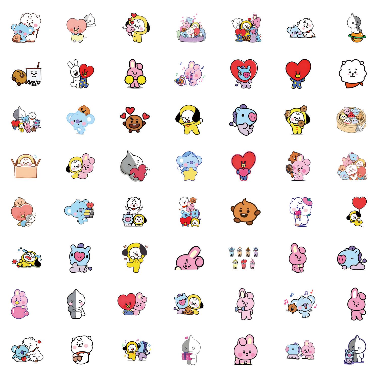 Mercancía de anime BT21, pegat - Anime Merchandise Mugs reseña y precio